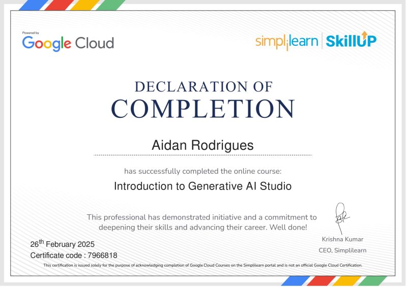 Introduction To Generative AI Studio